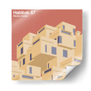 Habitat 67 - Moshe Safdie - mm ilustraciones | Cuadro decorativo de Canvas Lab