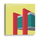 MASP - Lina Bo Bardi - mm ilustraciones | Cuadro decorativo de Canvas Lab