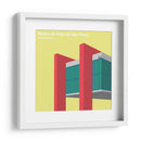 MASP - Lina Bo Bardi - mm ilustraciones | Cuadro decorativo de Canvas Lab