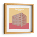 Cementerio San Cataldo, Aldo Rossi - mm ilustraciones | Cuadro decorativo de Canvas Lab