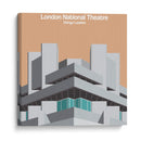 Teatro Nacional de Londres - Denys Lasdun - mm ilustraciones | Cuadro decorativo de Canvas Lab