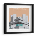 Teatro Nacional de Londres - Denys Lasdun - mm ilustraciones | Cuadro decorativo de Canvas Lab