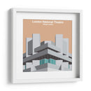 Teatro Nacional de Londres - Denys Lasdun - mm ilustraciones | Cuadro decorativo de Canvas Lab