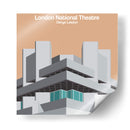 Teatro Nacional de Londres - Denys Lasdun - mm ilustraciones | Cuadro decorativo de Canvas Lab