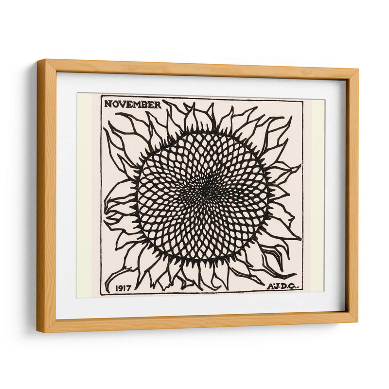 Girasol novembrino - I - Julie de Graag | Cuadro decorativo de Canvas Lab