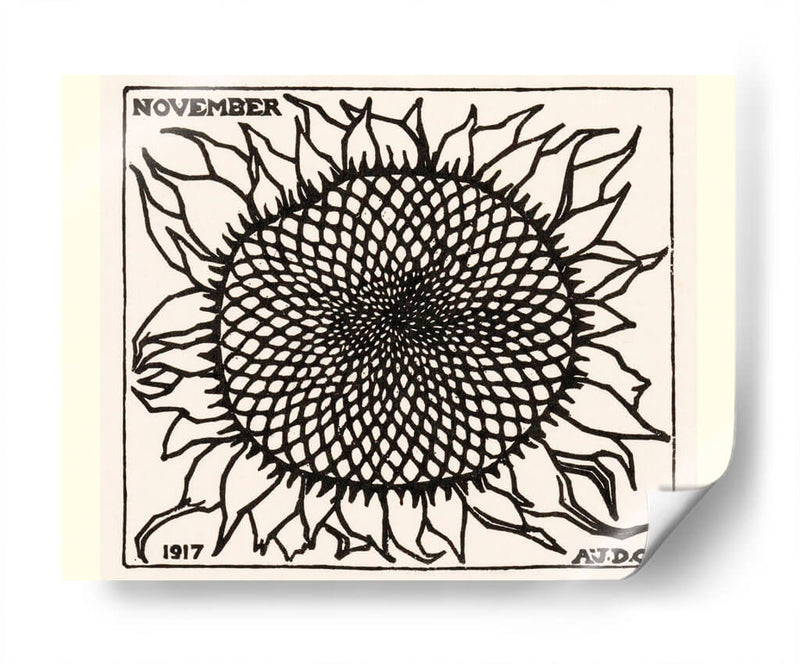 Girasol novembrino - I - Julie de Graag | Cuadro decorativo de Canvas Lab