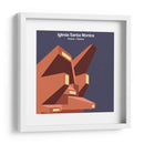 Iglesia Santa Monica - Vicens   Ramos - mm ilustraciones | Cuadro decorativo de Canvas Lab