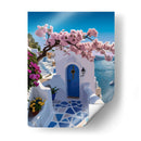 Santorini 1 - mm ilustraciones | Cuadro decorativo de Canvas Lab