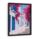 Santorini 2 - mm ilustraciones | Cuadro decorativo de Canvas Lab