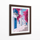 Santorini 2 - mm ilustraciones | Cuadro decorativo de Canvas Lab