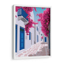 Santorini 2 - mm ilustraciones | Cuadro decorativo de Canvas Lab