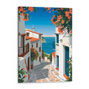 Villa Italiana - mm ilustraciones | Cuadro decorativo de Canvas Lab