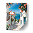 Villa Italiana - mm ilustraciones | Cuadro decorativo de Canvas Lab