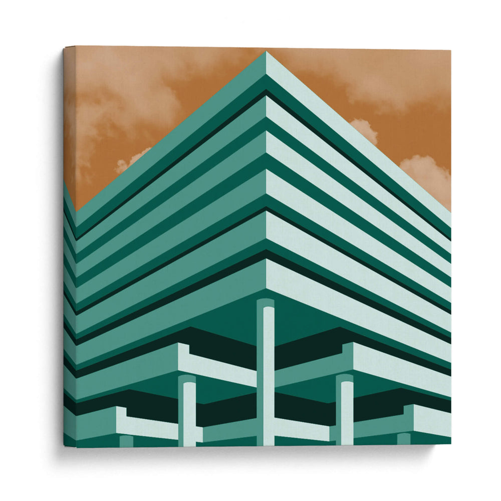 La Piramide 1 - mm ilustraciones | Cuadro decorativo de Canvas Lab