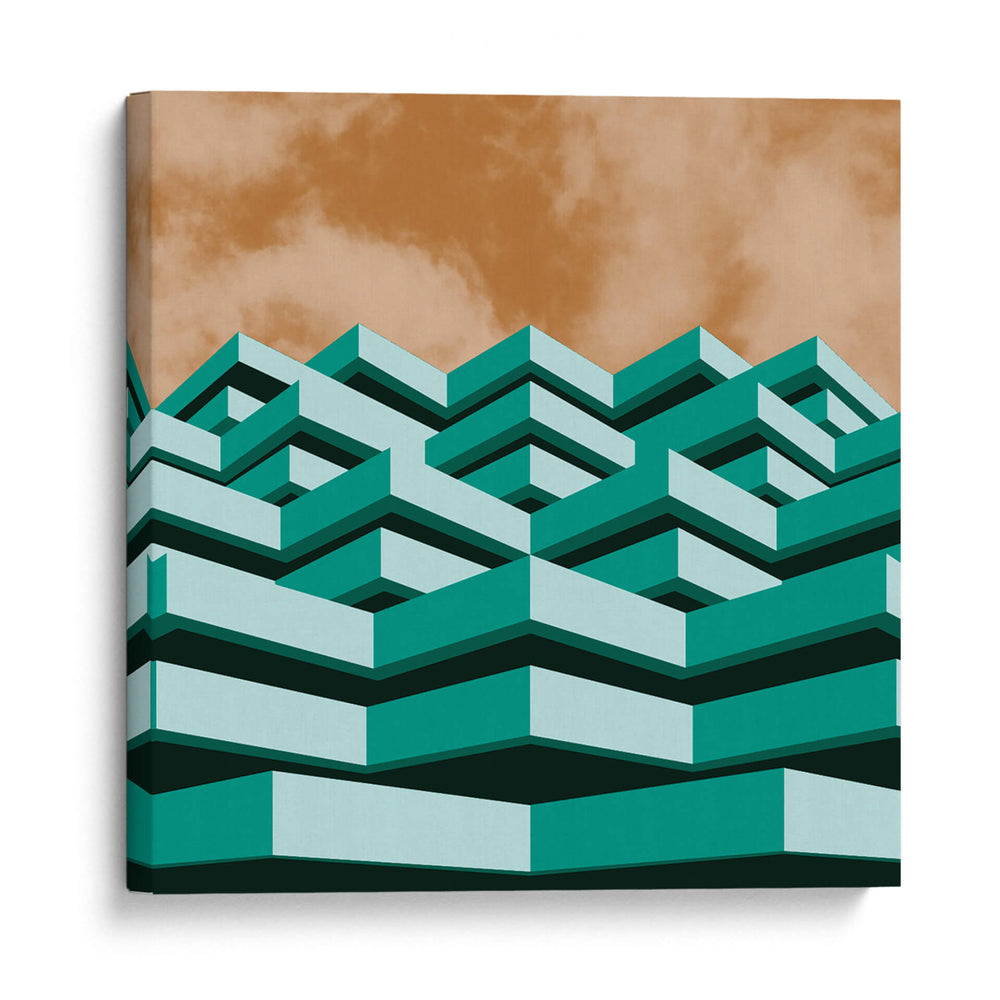 La Piramide 2 - mm ilustraciones | Cuadro decorativo de Canvas Lab