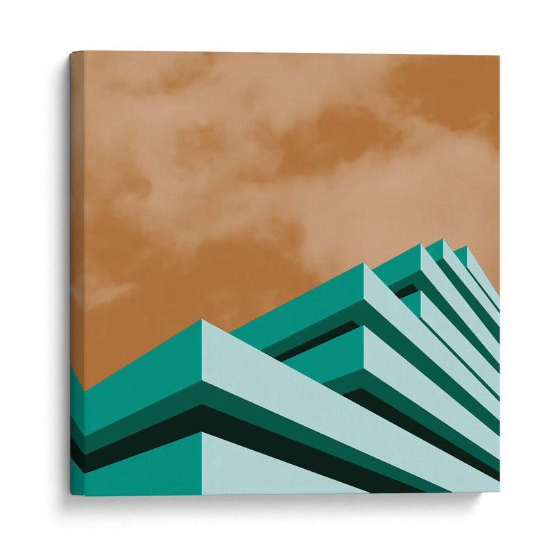 La Piramide 3 - mm ilustraciones | Cuadro decorativo de Canvas Lab