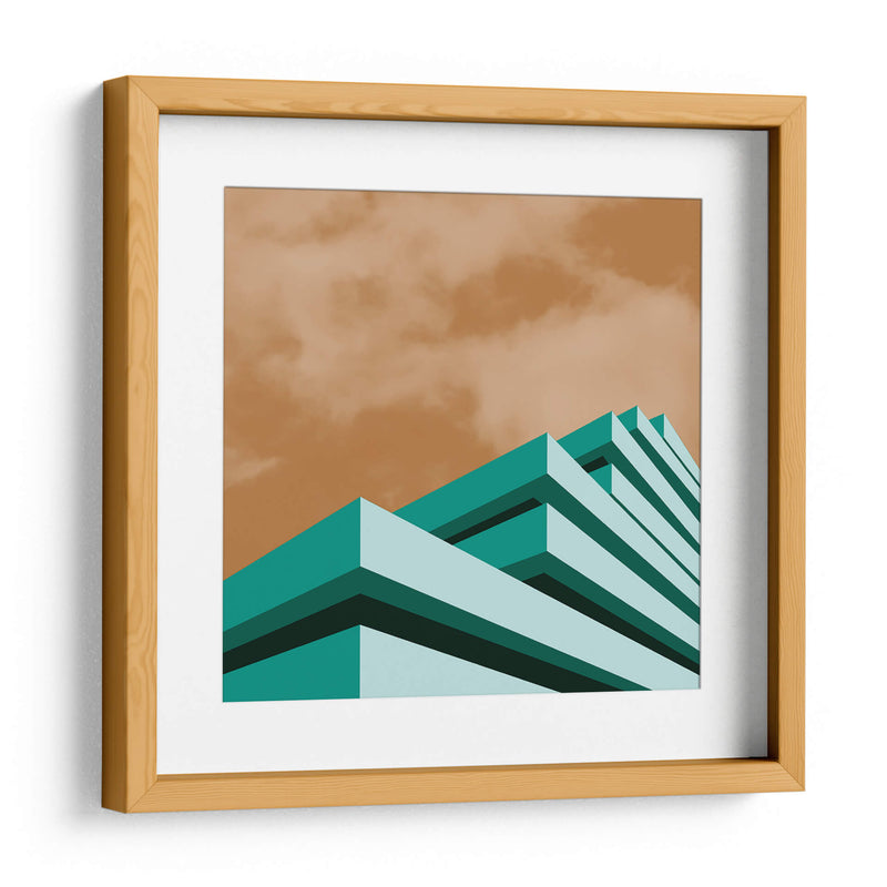 La Piramide 3 - mm ilustraciones | Cuadro decorativo de Canvas Lab