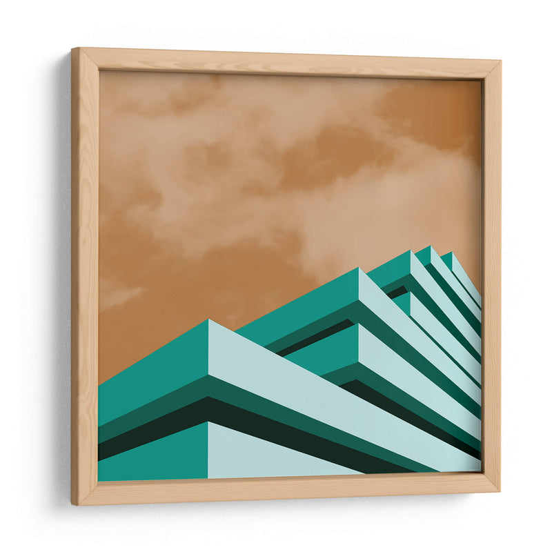 La Piramide 3 - mm ilustraciones | Cuadro decorativo de Canvas Lab