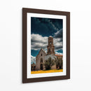 Templo de Tzintzuntzan bajo cielos dramáticos. - Nosion | Cuadro decorativo de Canvas Lab