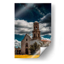 Templo de Tzintzuntzan bajo cielos dramáticos. - Nosion | Cuadro decorativo de Canvas Lab