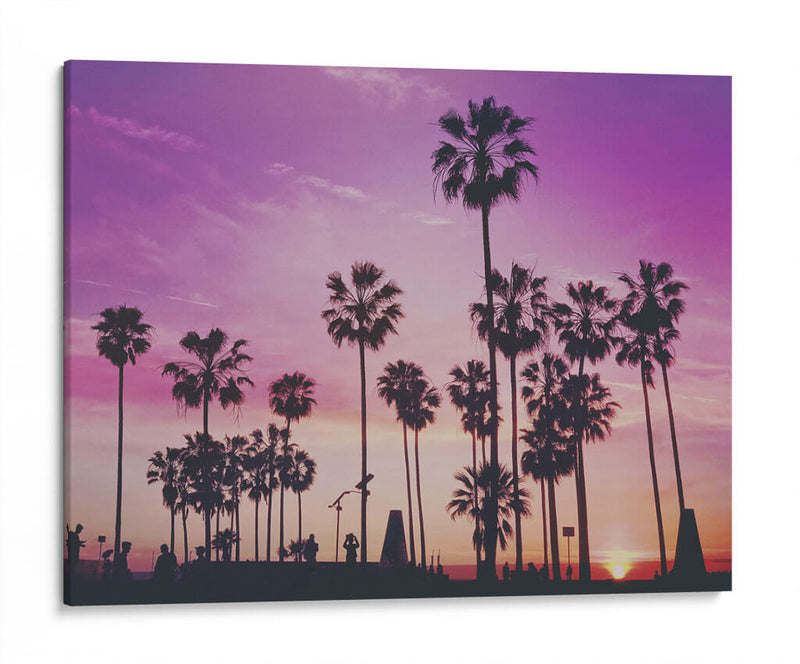 Atardecer morado | Cuadro decorativo de Canvas Lab