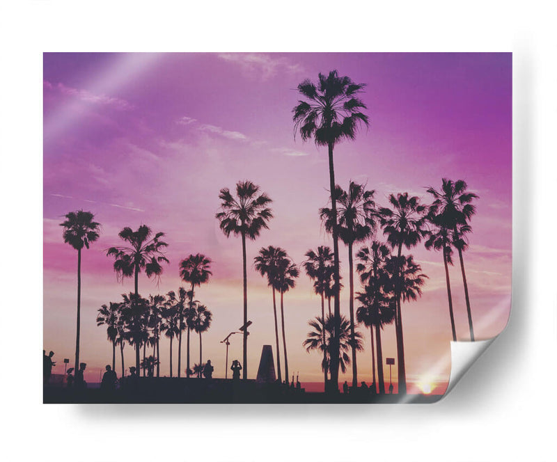 Atardecer morado | Cuadro decorativo de Canvas Lab