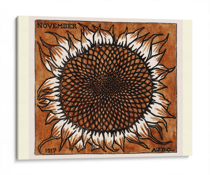 Girasol novembrino - II - Julie de Graag | Cuadro decorativo de Canvas Lab