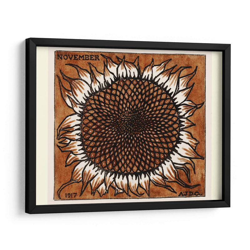 Girasol novembrino - II - Julie de Graag | Cuadro decorativo de Canvas Lab