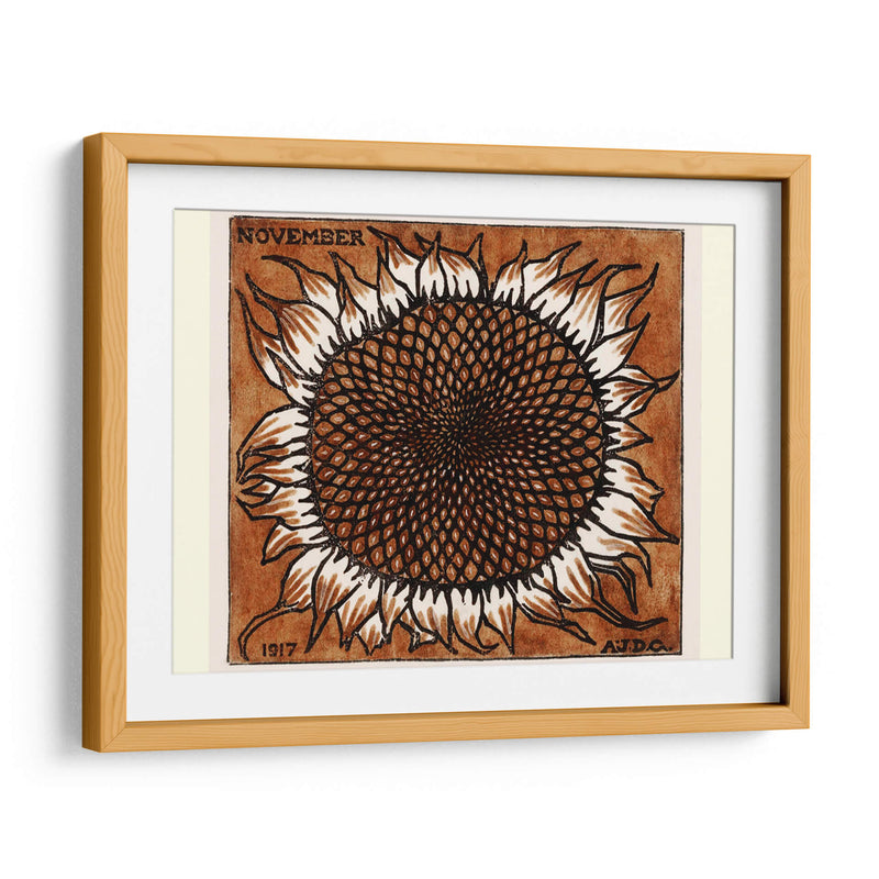 Girasol novembrino - II - Julie de Graag | Cuadro decorativo de Canvas Lab