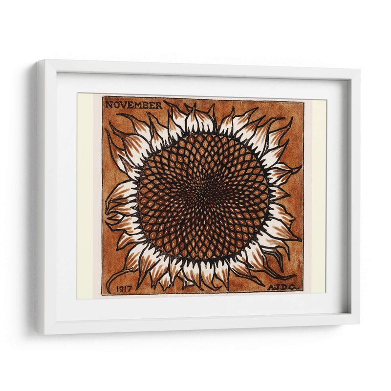 Girasol novembrino - II - Julie de Graag | Cuadro decorativo de Canvas Lab