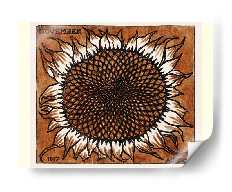 Girasol novembrino - II - Julie de Graag | Cuadro decorativo de Canvas Lab
