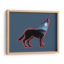 Lobo Aullando - Corrococho | Cuadro decorativo de Canvas Lab