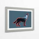 Lobo Aullando - Corrococho | Cuadro decorativo de Canvas Lab