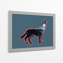 Lobo Aullando - Corrococho | Cuadro decorativo de Canvas Lab
