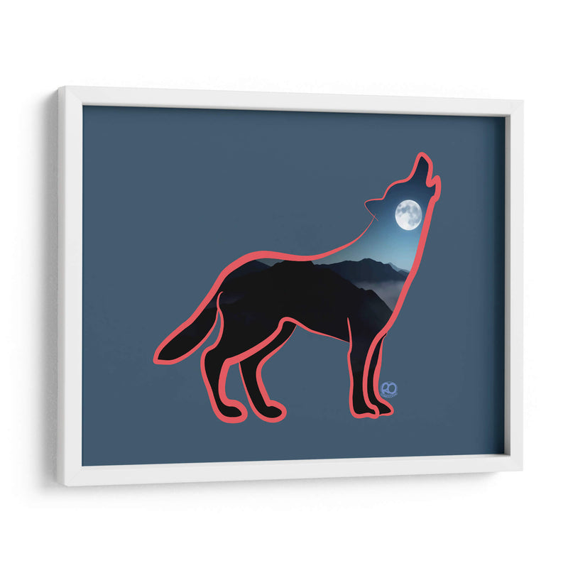 Lobo Aullando - Corrococho | Cuadro decorativo de Canvas Lab