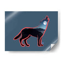 Lobo Aullando - Corrococho | Cuadro decorativo de Canvas Lab