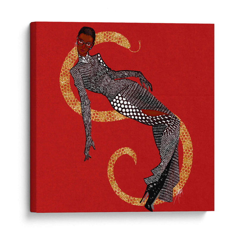 Año de la Serpiente - Púrpura Imperial | Cuadro decorativo de Canvas Lab