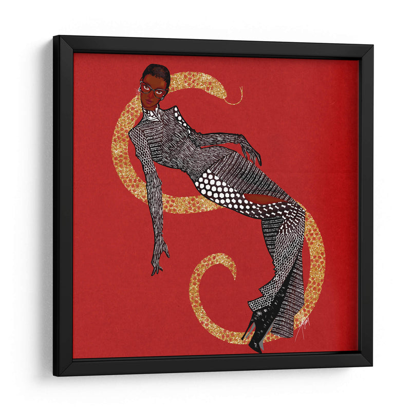 Año de la Serpiente - Púrpura Imperial | Cuadro decorativo de Canvas Lab