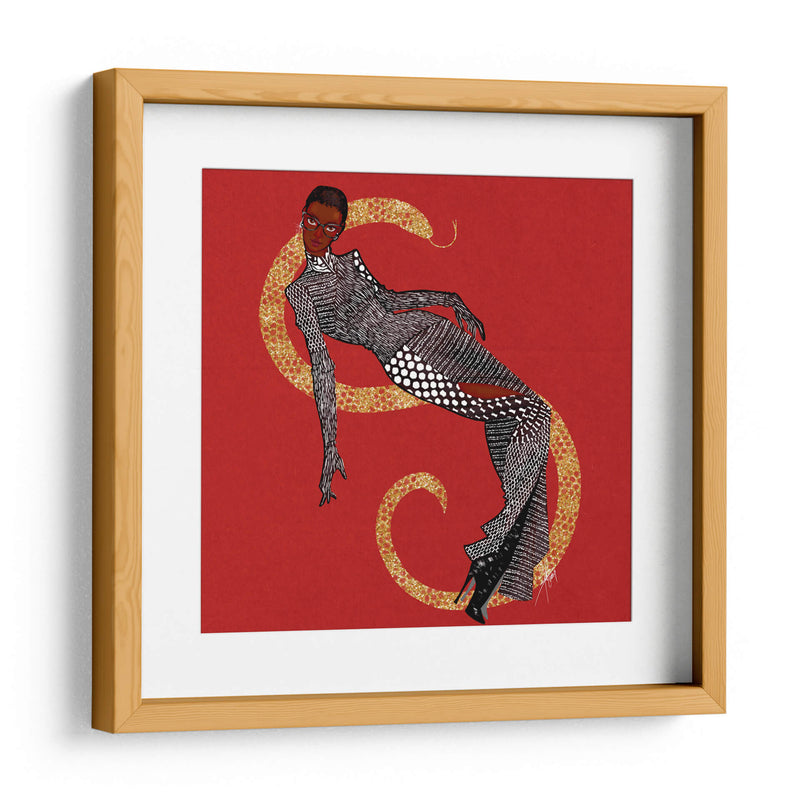 Año de la Serpiente - Púrpura Imperial | Cuadro decorativo de Canvas Lab