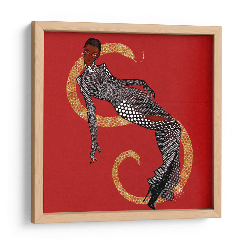 Año de la Serpiente - Púrpura Imperial | Cuadro decorativo de Canvas Lab