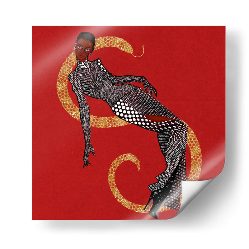 Año de la Serpiente - Púrpura Imperial | Cuadro decorativo de Canvas Lab