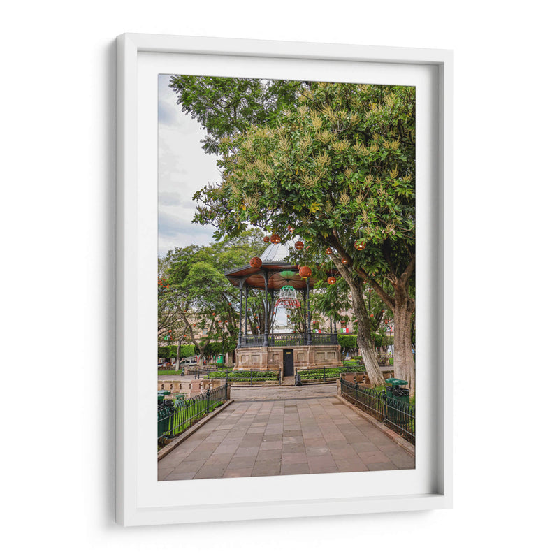 Quiosco en el centro histórico de Morelia. - Nosion | Cuadro decorativo de Canvas Lab