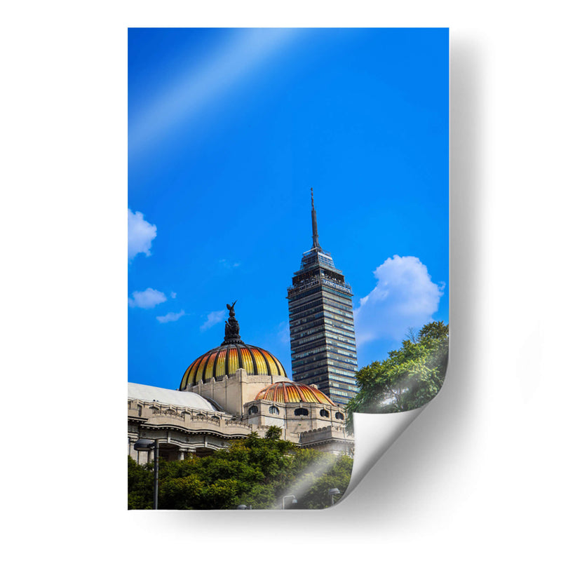 Palacio de Bellas Artes y Torre Latinoamericana. - Nosion | Cuadro decorativo de Canvas Lab