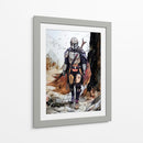 El cazarrecompensas  - Paltik Arte Digital | Cuadro decorativo de Canvas Lab