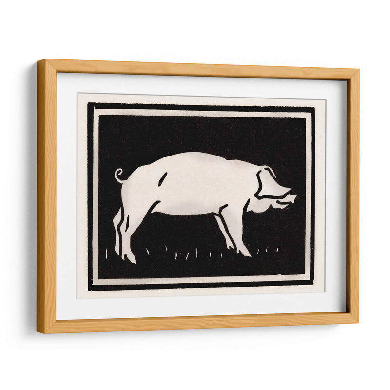 Cerdo - Julie de Graag | Cuadro decorativo de Canvas Lab