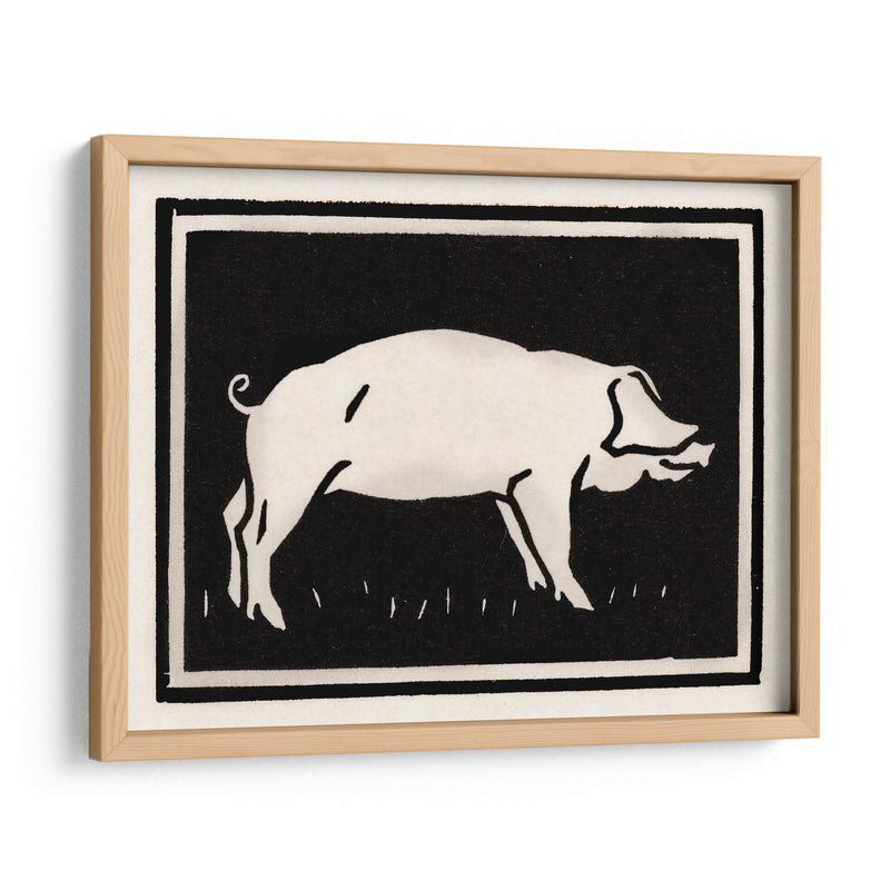 Cerdo - Julie de Graag | Cuadro decorativo de Canvas Lab