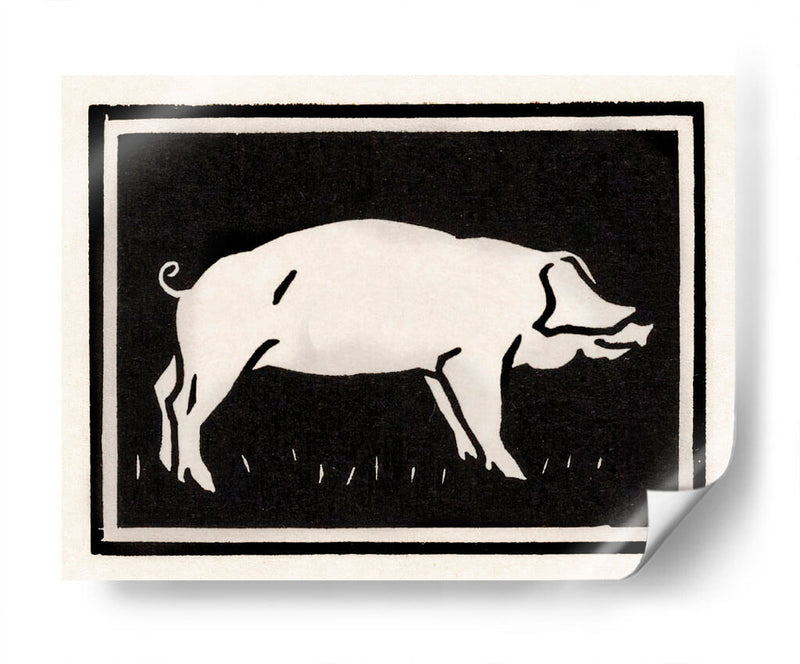 Cerdo - Julie de Graag | Cuadro decorativo de Canvas Lab