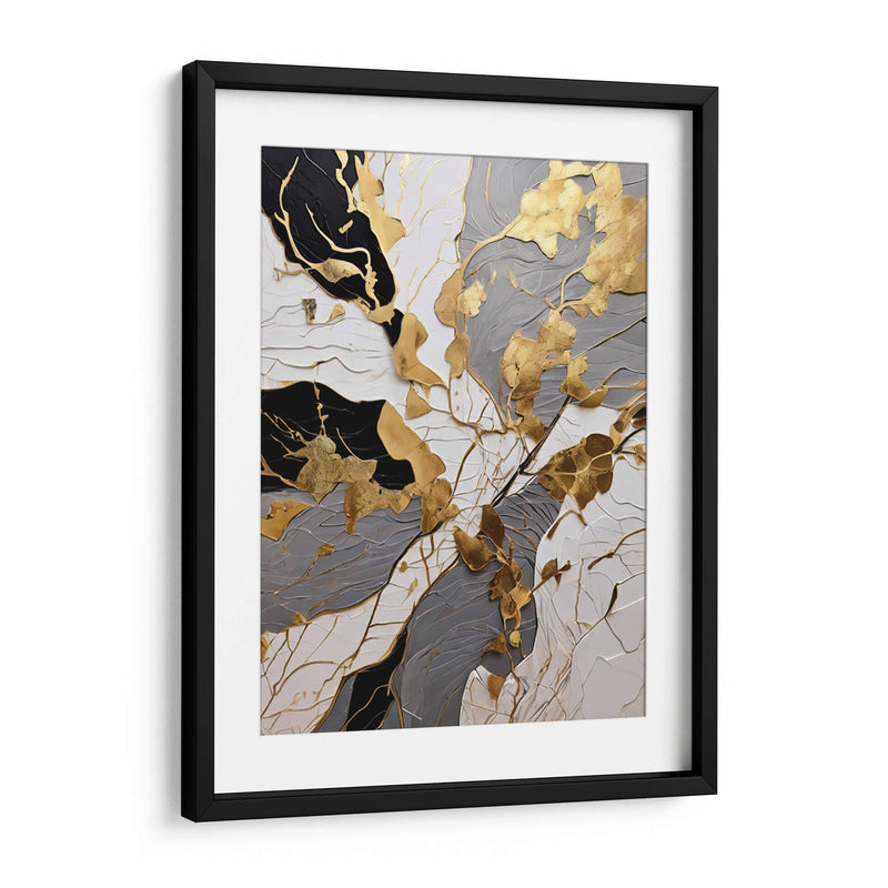 Abstracto Gris y Dorado - Infiniity Art | Cuadro decorativo de Canvas Lab