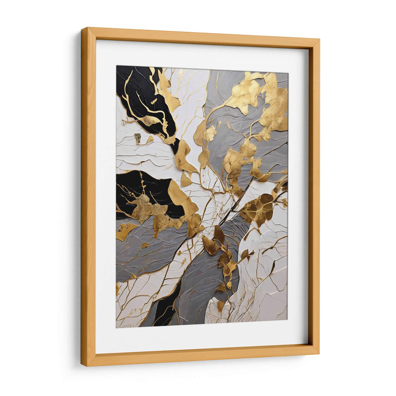Abstracto Gris y Dorado - Infiniity Art | Cuadro decorativo de Canvas Lab