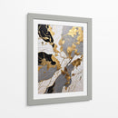 Abstracto Gris y Dorado - Infiniity Art | Cuadro decorativo de Canvas Lab
